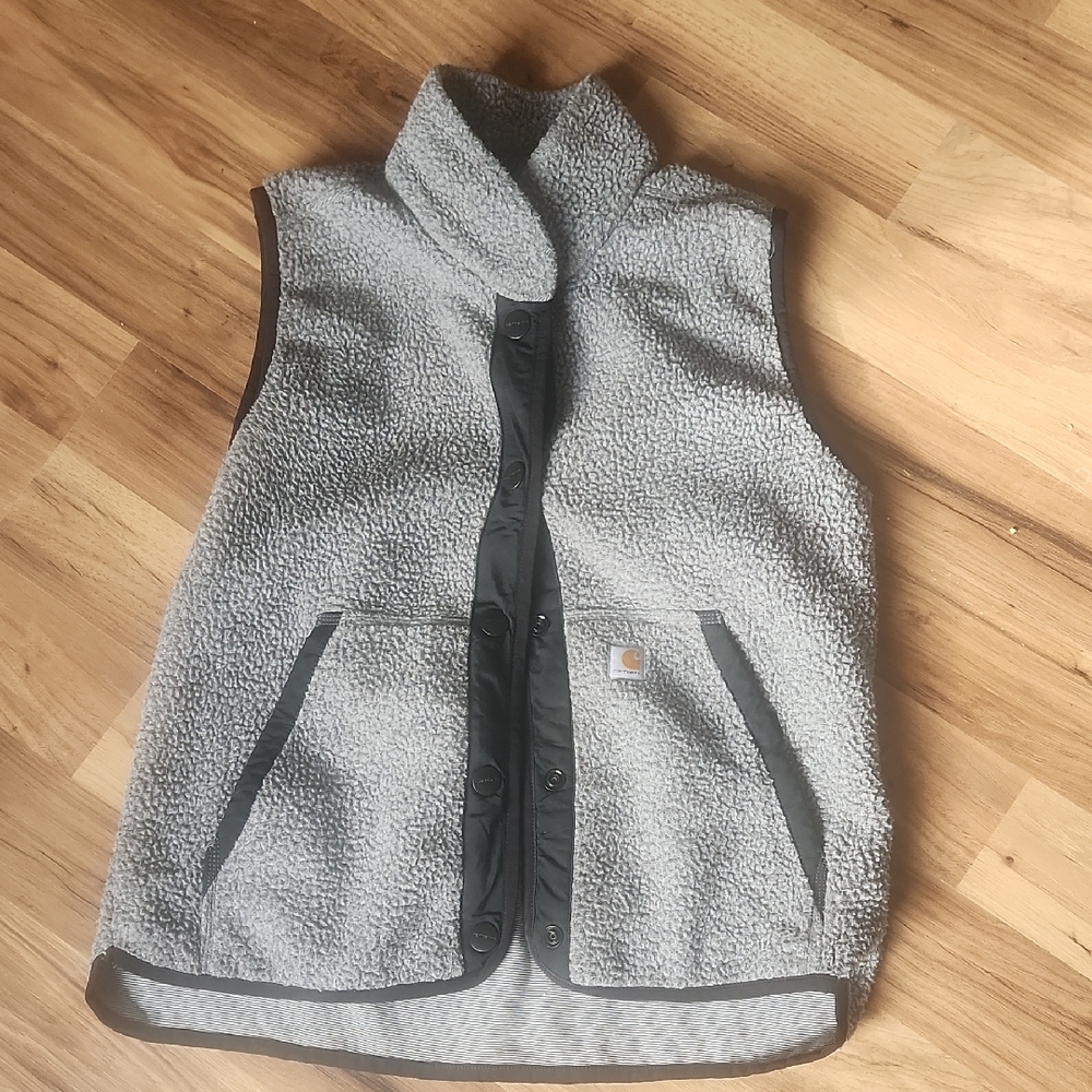 Carhartt Charcoal Sherpa Vest